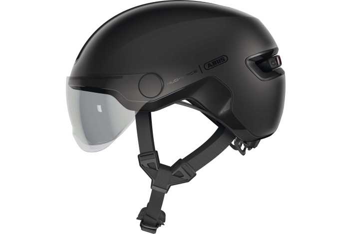 ABUS HUD-Y ACE – Casque vélo urbain stylé avec visière & LED | Véléos