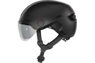 ABUS HUD-Y ACE – Casque vélo urbain stylé avec visière & LED | Véléos