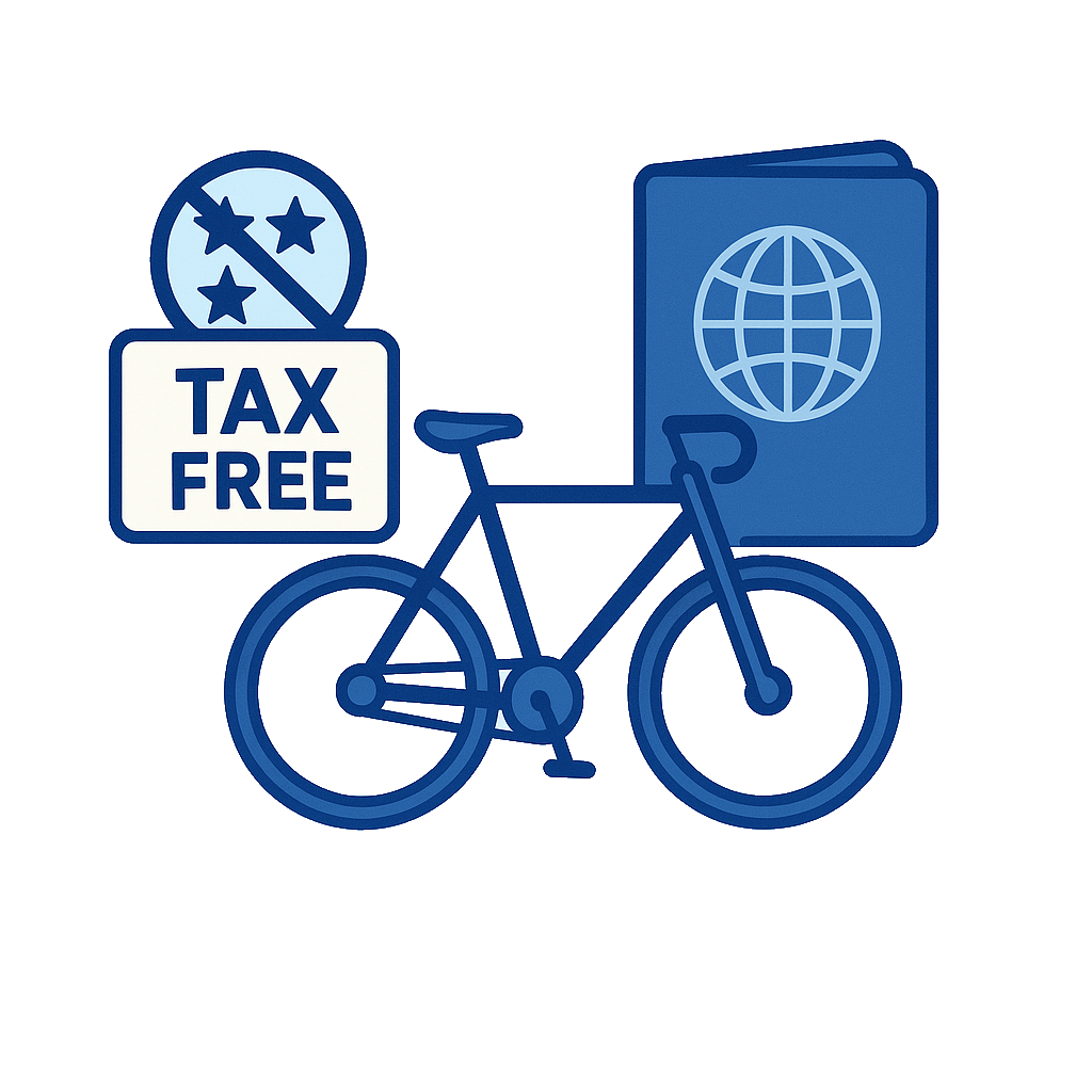 Détaxe vélo hors Union Européenne
